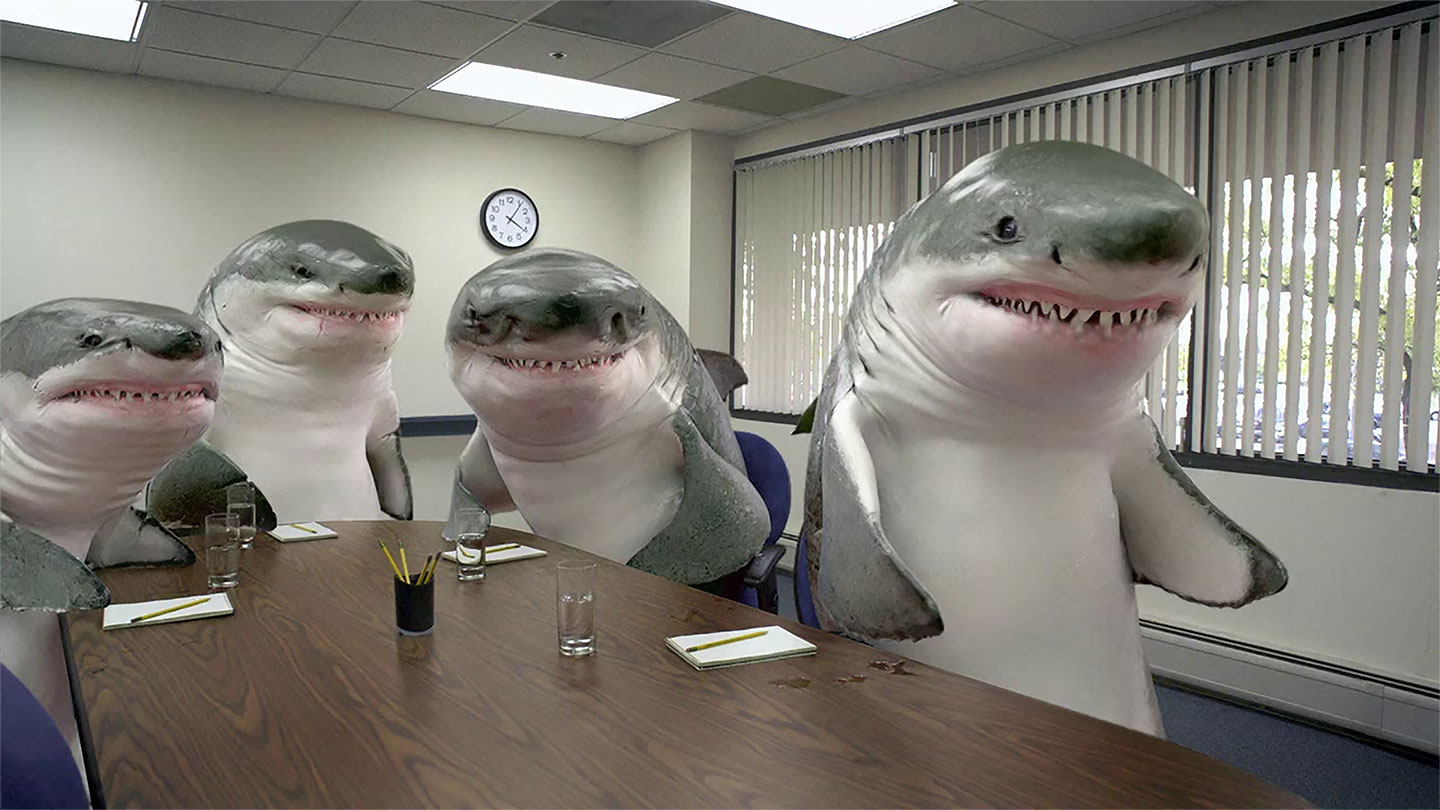 Contact page with actors and drinks sitting in heaven